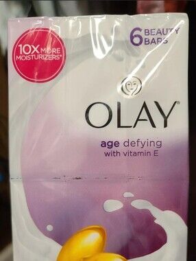 OLAY Age Defying Beauty Bars - Purple & Gold Packaging